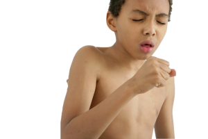 child-mild-choking-no-background