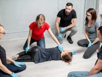 First aid training course